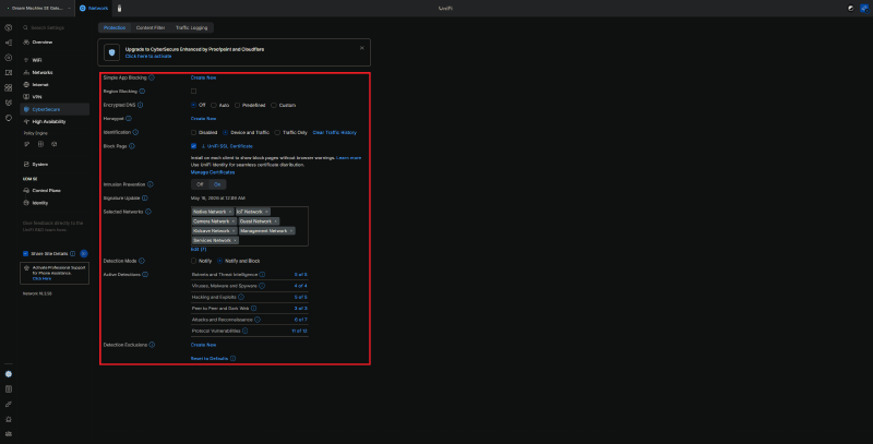 UDM SE Protection Options