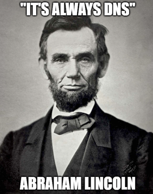 Abraham Lincoln DNS Meme
