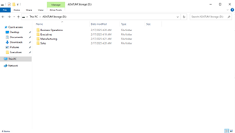 ADATUM Storage Screenshot